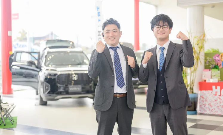 先輩営業×若手営業ページへのリンク