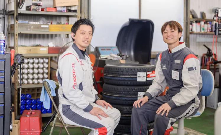 先輩サービス×後輩サービスページへのリンク